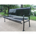 Powder coated park bench furniture metal outdoor bench